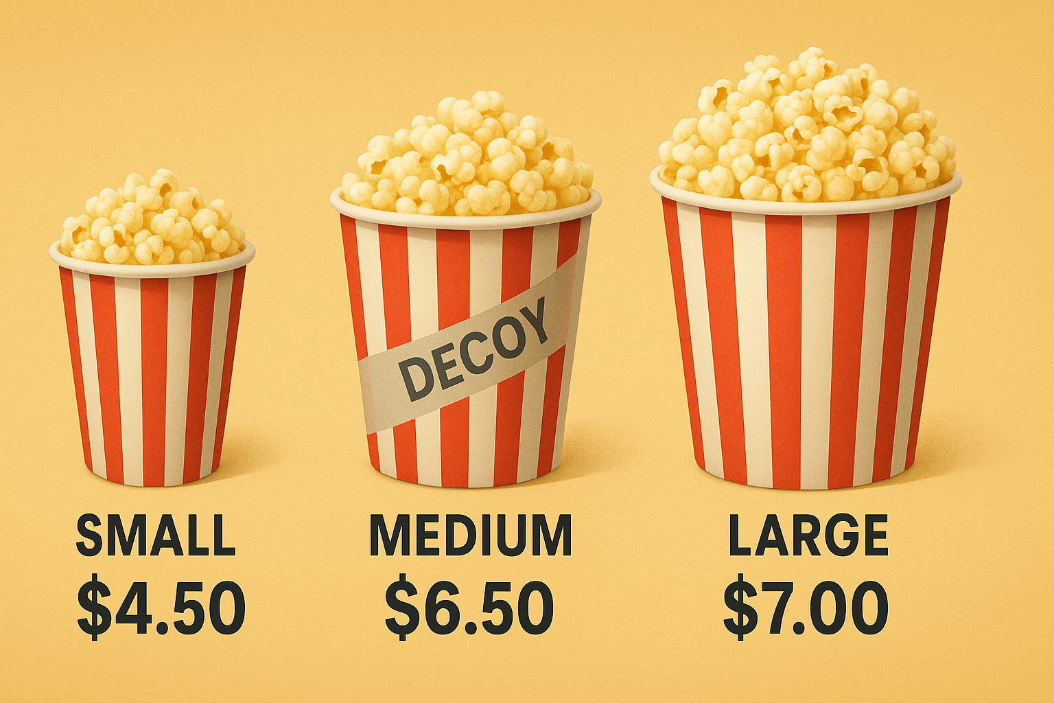 popcorn decoy effect image